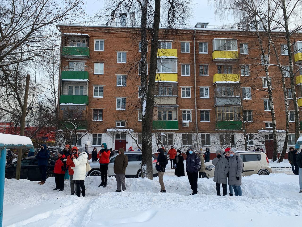 Навальный. Суд в отделе полиции