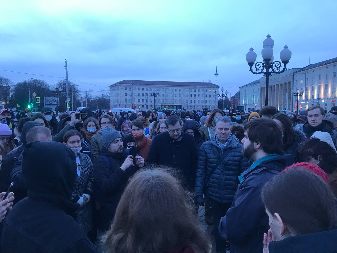 Протесты против вторжения в Украину