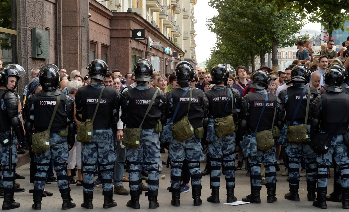 Митинг полицейских