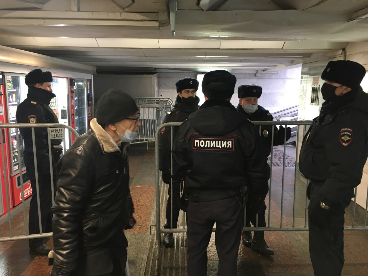 Акции за Навального. Москва и Петербург