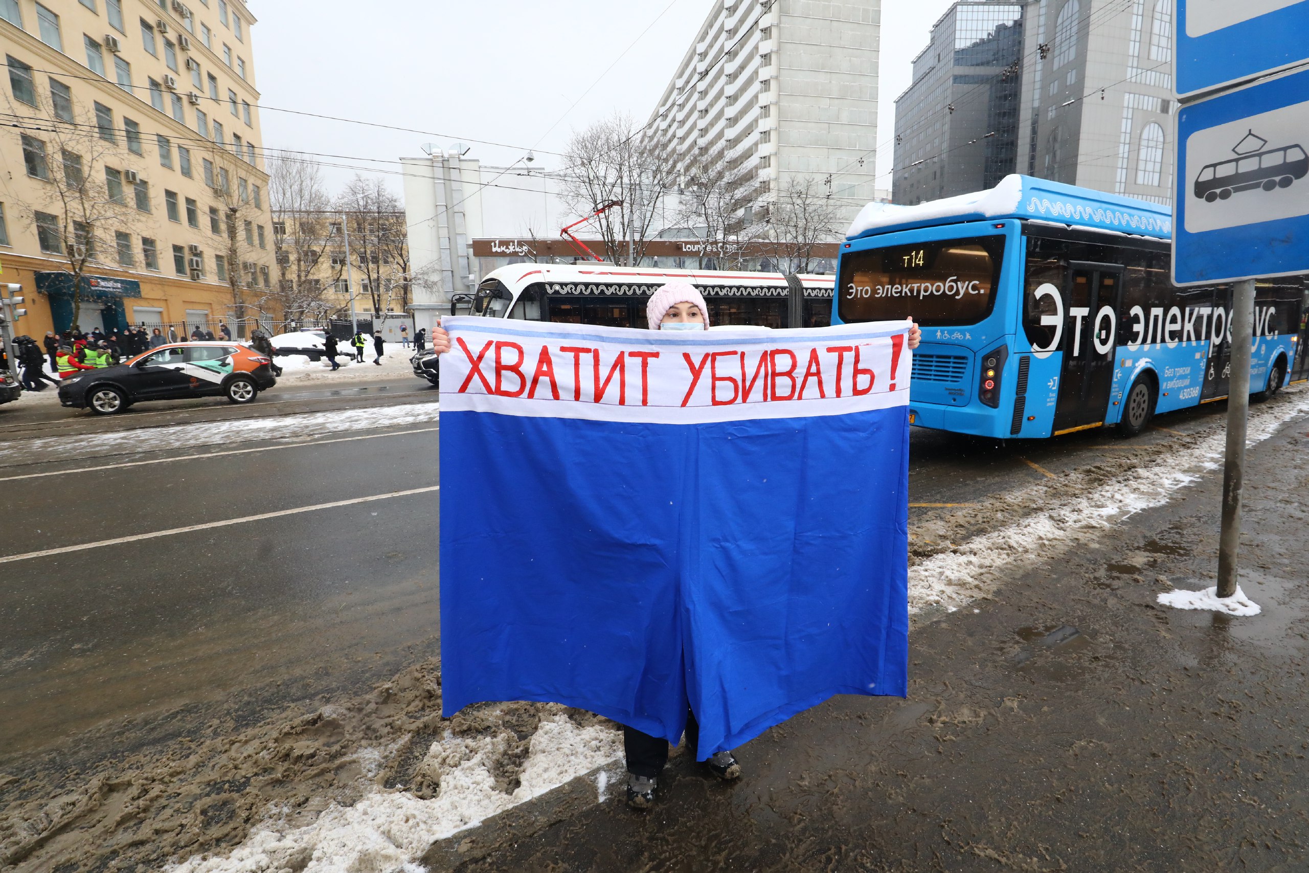 Вторая неделя акций за Навального. Москва и Петербург