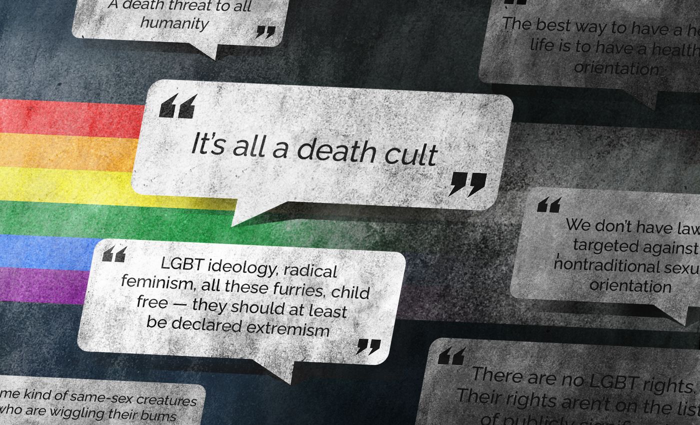 From the ban on LGBT propaganda to a ban on people. The last 10