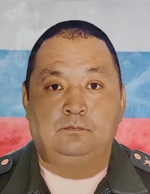 Фото: Погибший на войне с Украиной Донгак Мурат Сонамович. Республика Тыва, нет данных