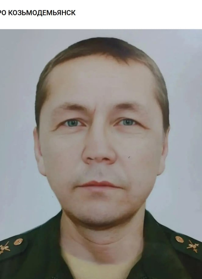 Фото: Погибший на войне с Украиной Архипов Сергей Леонидович. Республика Марий Эл, добровольцы