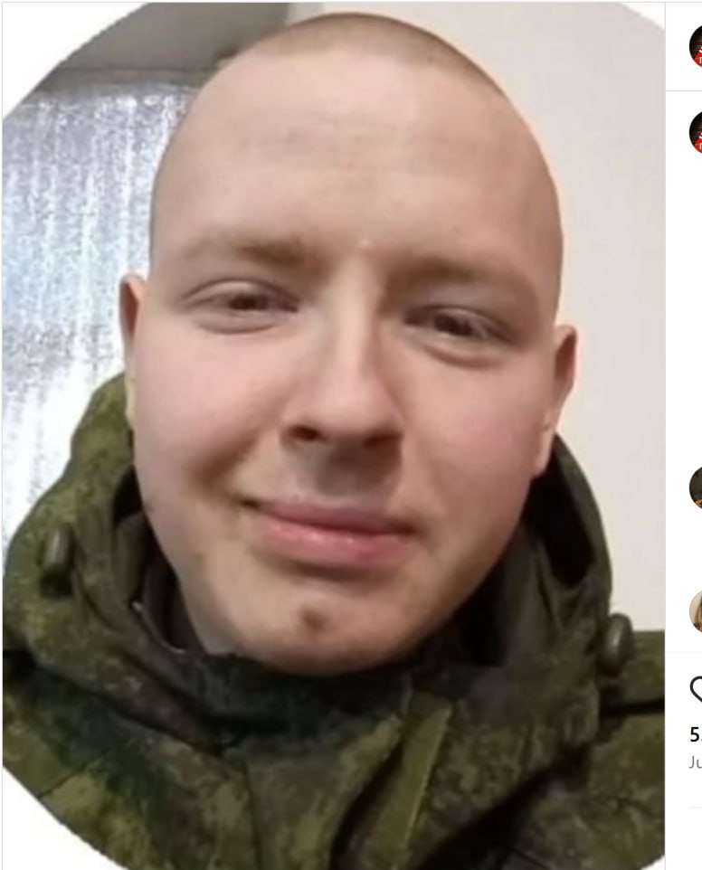 Фото: Погибший на войне с Украиной Сидоров Дэвид Сергеевич. Пермский край, мотострелковые войска