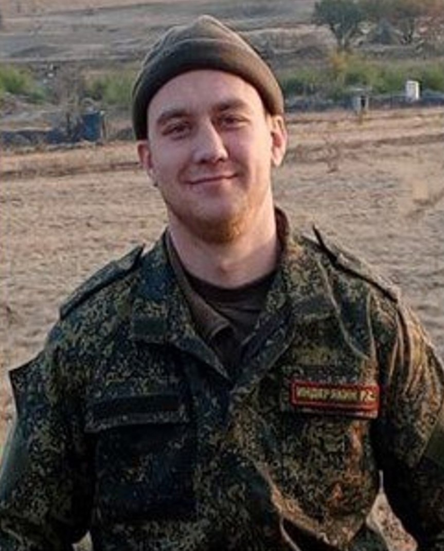 Фото: Погибший на войне с Украиной Индерякин Роман Сергеевич. Саратовская область, заключенные
