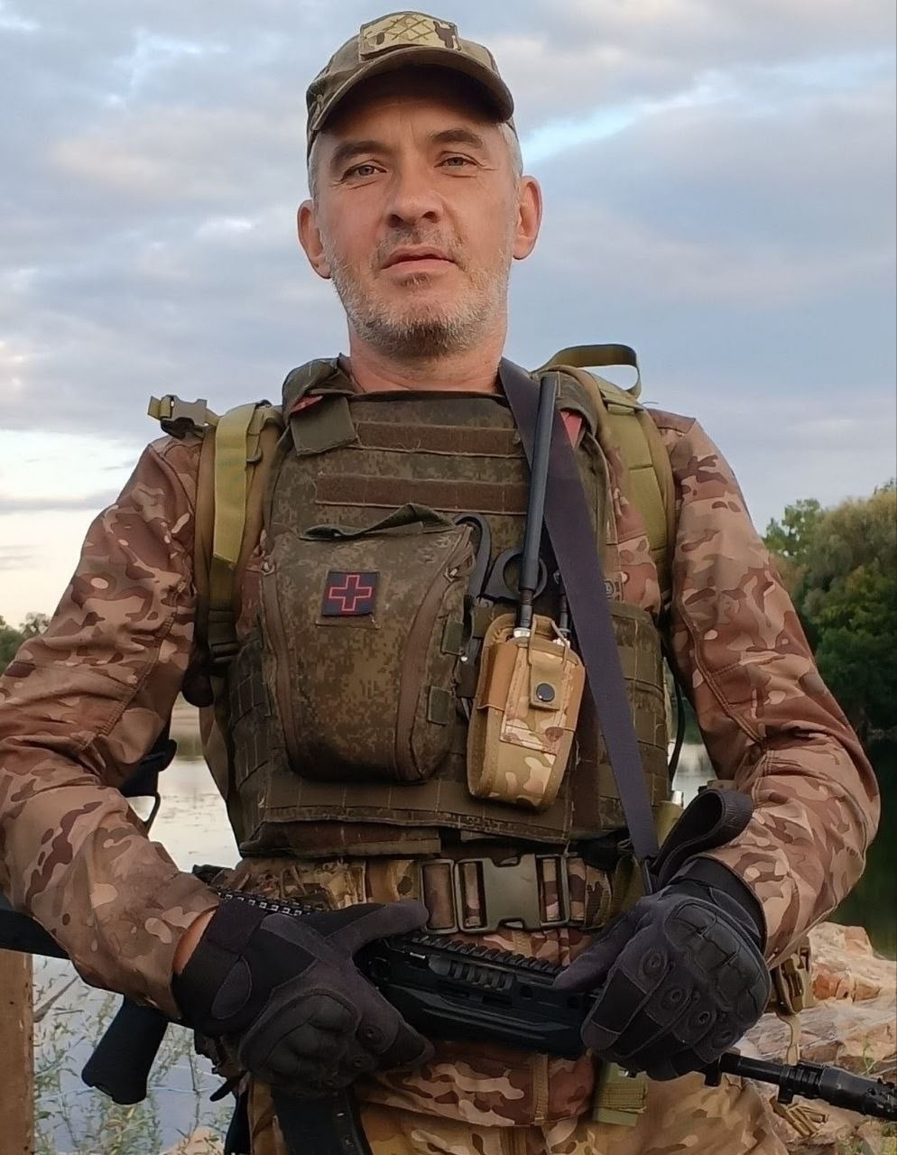 Фото: Погибший на войне с Украиной Прохоров Вадим Борисович. Москва, добровольцы