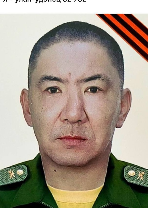 Фото: Погибший на войне с Украиной Цыбикжапов Александр Доржиевич. Республика Бурятия, добровольцы