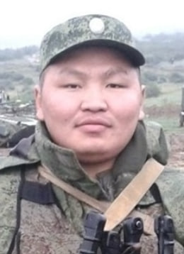 Фото: Погибший на войне с Украиной Балдан Доржу-Белек Байырович. Республика Тыва, добровольцы
