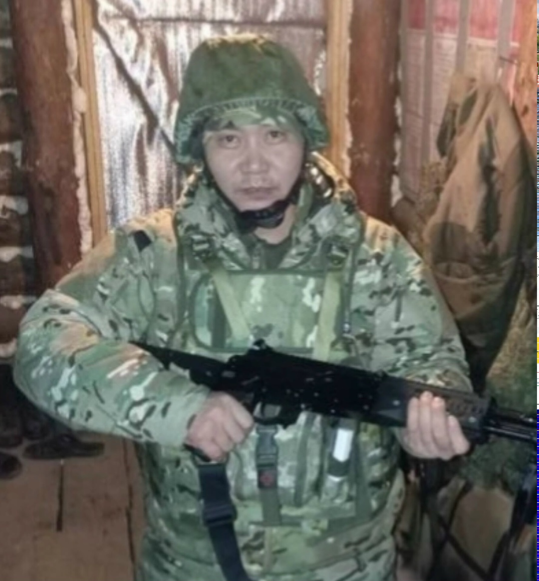 Фото: Погибший на войне с Украиной Бурбу Болат Владимирович. Республика Тыва, добровольцы
