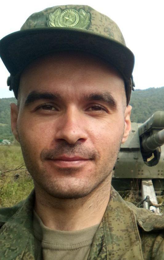 Фото: Погибший на войне с Украиной Юр Андрей Владимирович. Республика Адыгея, танковые войска