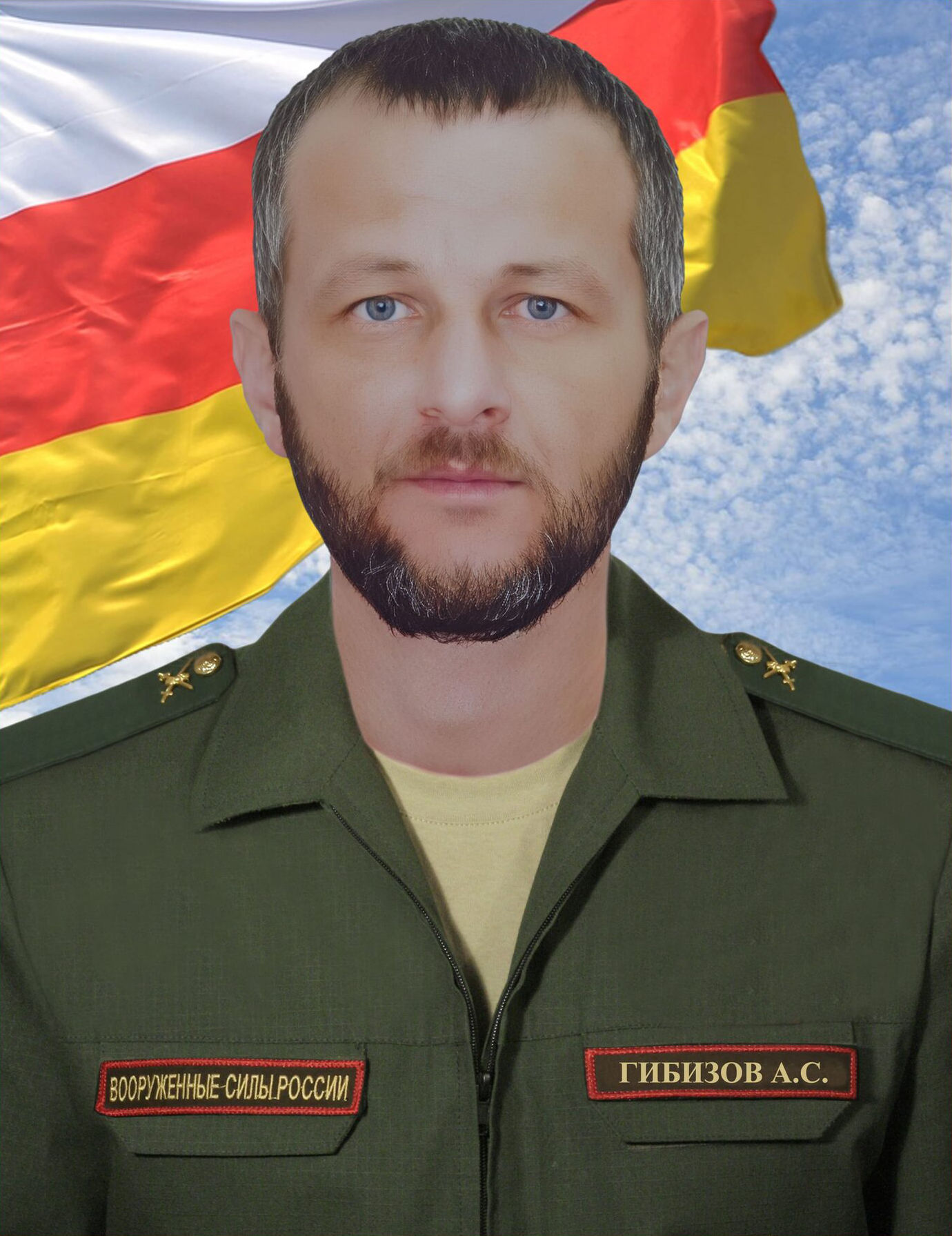 Фото: Погибший на войне с Украиной Гибизов Аслан Сергеевич. Республика Северная Осетия-Алания, добровольцы