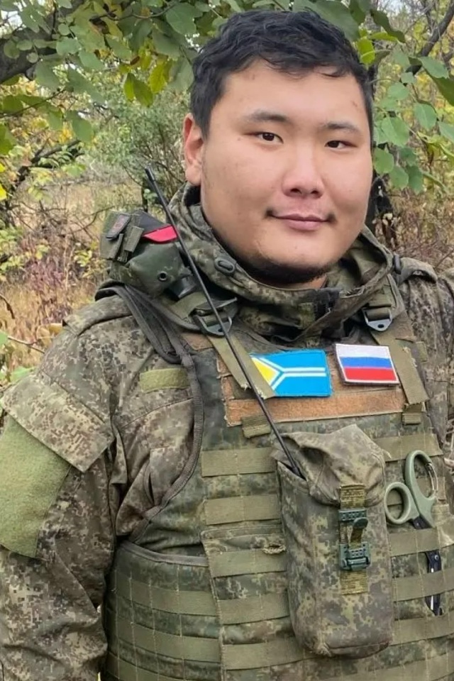 Фото: Погибший на войне с Украиной Кара-Сал Тензин Дмитриевич. Республика Тыва, добровольцы