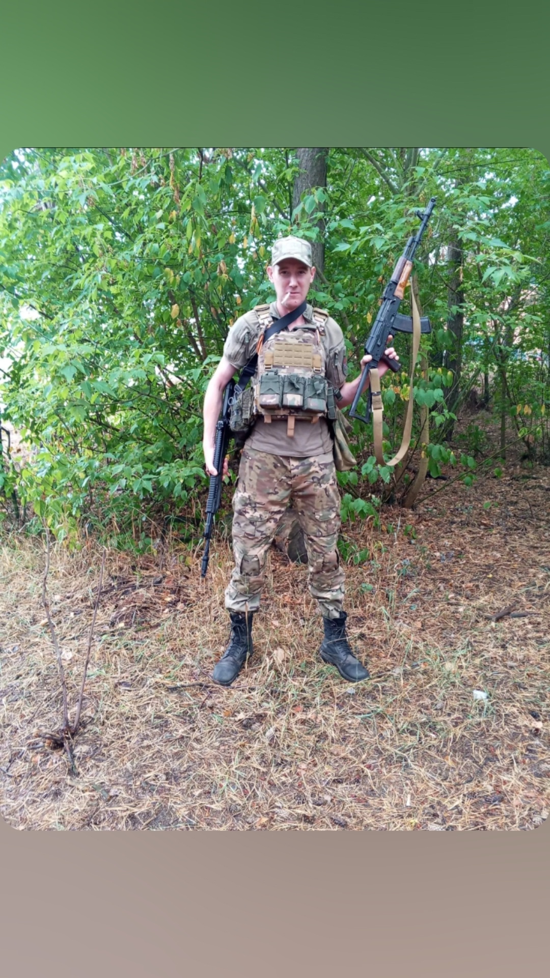 Фото: Погибший на войне с Украиной Барышев Руслан Дмитриевич. Белгородская область, добровольцы